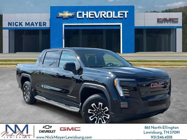2026 GMC Sierra EV Elevation Extended Range in Onyx Black — front three-quarter view