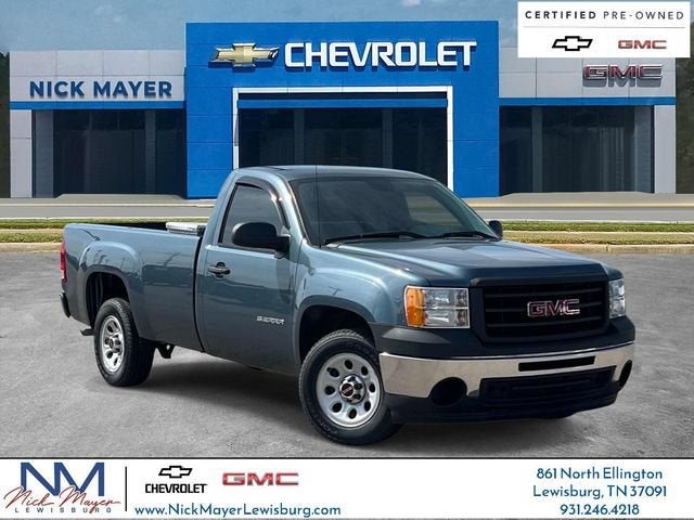 2013 GMC Sierra 1500 Work Truck in Stealth Gray Metallic — front three-quarter view