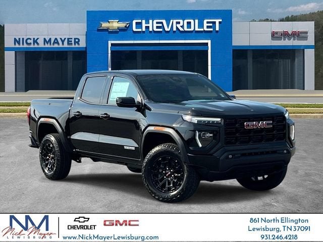 2026 GMC Canyon Elevation in Onyx Black — front three-quarter view