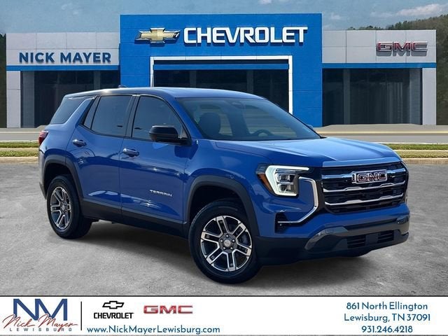 2026 GMC Terrain Elevation in Rapids Metallic — front three-quarter view