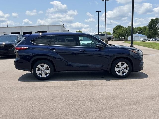 2022 Toyota Highlander — rear three-quarter view